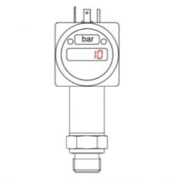 10 barg food and beverage pressure gauge with 4-20mA output